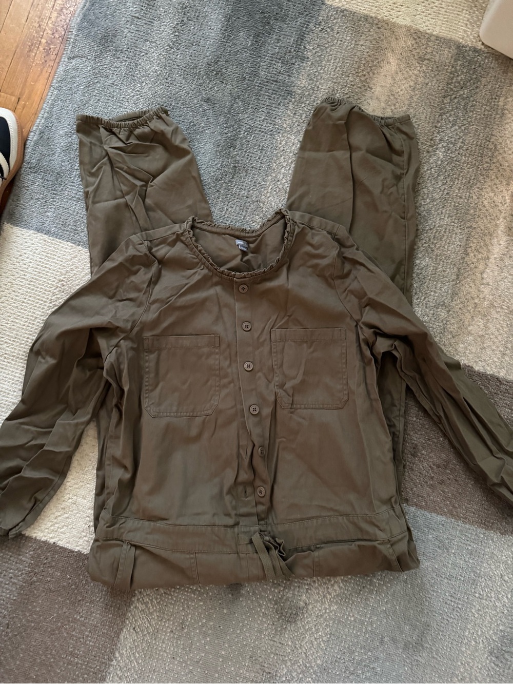 Olive green jumpsuit